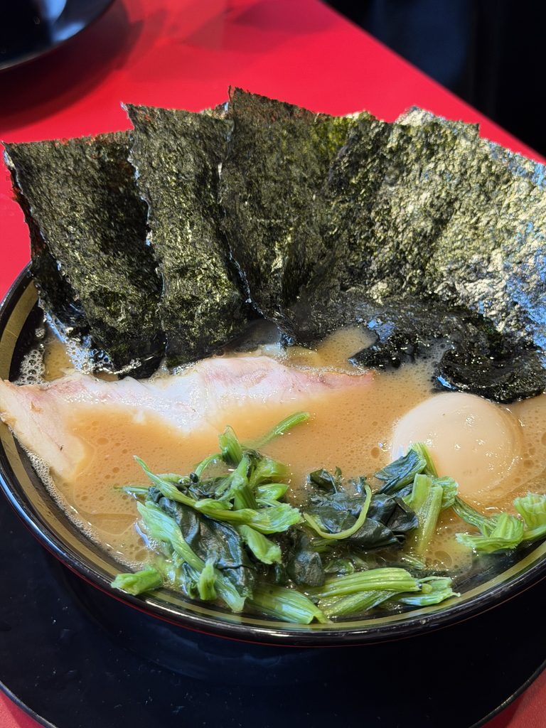 息子の作ったのりたまラーメン